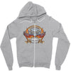 biker route 66, live the legend Zipper Hoodie