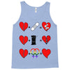 ls lesbian full heart Tank Top