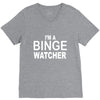 binge watcher V-Neck Tee