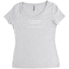 boobs heavy Women's Triblend Scoop T-shirt