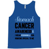 stomach cancer awaneress i wear periwinkle for someone special to me Tank Top