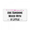 January Girls License Plate