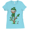 organic pirate Ladies Fitted T-Shirt