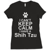 pets shih tzu Ladies Fitted T-Shirt