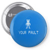 ashens vinnie vole Pin-back button
