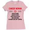 Cancer Woman Ladies Fitted T-Shirt