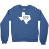 home texas outline Crewneck Sweatshirt