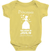 Princesses Are Born In July Baby Onesie