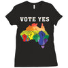 Vote Yes, Australian Marriage Equality Ladies Fitted T-Shirt