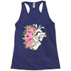 Heart And Flowers Racerback Tank