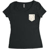 Free Birds Pocket Women's Triblend Scoop T-shirt