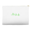 morning coffee heatbeat ekg Accessory Pouches