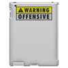 warning offensive mens funny iPad 3 and 4 Case