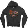 bar fight Zipper Hoodie