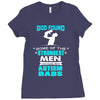 god found autism dad Ladies Fitted T-Shirt