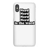 nerd is the word iPhoneX