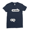 I am Hungry Me Too Mom and Baby Talking Ladies Fitted T-Shirt