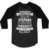 Super Cool Stepdad Of A Freaking Awesome Granddaughter 3/4 Sleeve Shirt