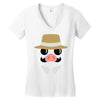 minimal porco Women's V-Neck T-Shirt