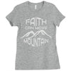 faith can move mountain Ladies Fitted T-Shirt