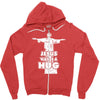 jesus wants a hug Zipper Hoodie