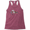 and that how i saved the world Racerback Tank