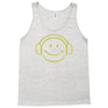 smiley dj techno,club,dance,music,rave retro Tank Top