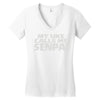 my uke calls me senpai Women's V-Neck T-Shirt