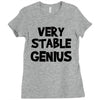 very stable genius Ladies Fitted T-Shirt