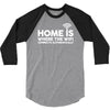 home is where the wifi funny 3/4 Sleeve Shirt