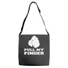 pull my finger Adjustable Strap Totes
