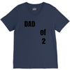 dad of 2 V-Neck Tee