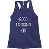 good looking kid Racerback Tank