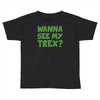 wanna see my t rex Toddler T-shirt