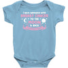 I Love Someone with Breast Cancer to The Moon and Back to Infinity Baby Bodysuit