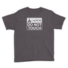 do not touch the belly maternity Youth Tee