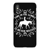 time in the saddle is never wasted iPhoneX Case
