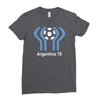 argentina 78 world cup 1978 retro football Ladies Fitted T-Shirt