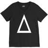 prism a triangle design graphic baseball jersey V-Neck Tee