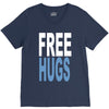 funny t shirts free hugs adult V-Neck Tee