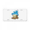 sticker box License Plate