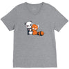 panda hug V-Neck Tee