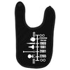 spaceship timeline funny  sci fi star retro wars trek joke cool Baby Bibs