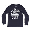 Queens Are Born In July Long Sleeve Shirts