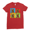 pop art Ladies Fitted T-Shirt