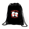 pillow fight, featherweight division Drawstring Bags