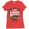 links lawn service Ladies Fitted T-Shirt