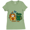 scaredy cats Ladies Fitted T-Shirt