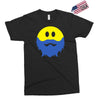 bearded smiley face Exclusive T-shirt