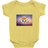 Orange cat Baby Bodysuit